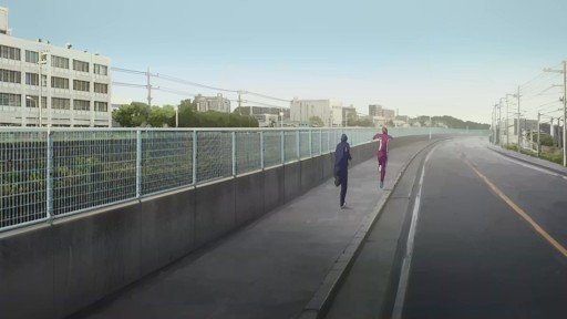 卒業後の海沿いの道