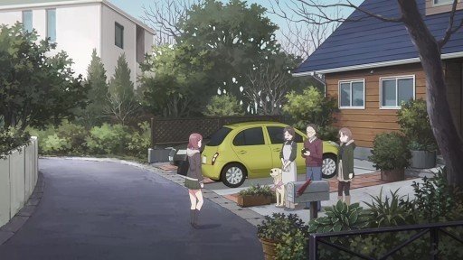 In front of Mio Natsume's house