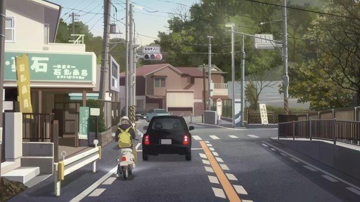 報国寺入口の石段