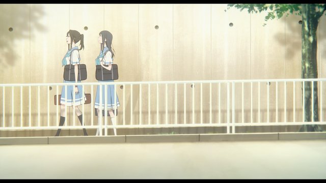 Liz and the Blue Bird - Park Bench Scene