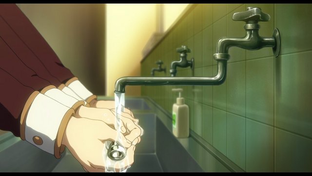 Conversation at the Washbasin