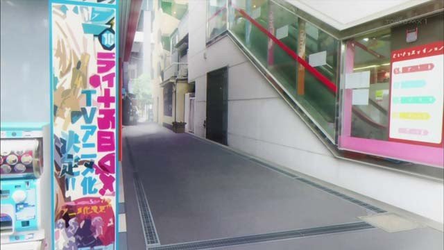 Street beside an arcade
