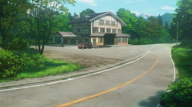 In Front of the Suzuran House