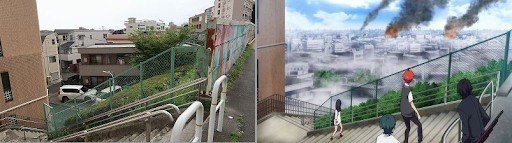 Staircase near Ōme Kaidō
