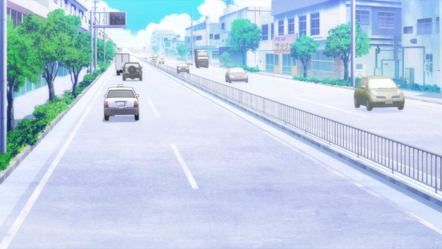 Road in front of Futenma Shrine