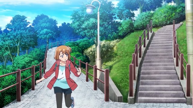 公園内の分岐点