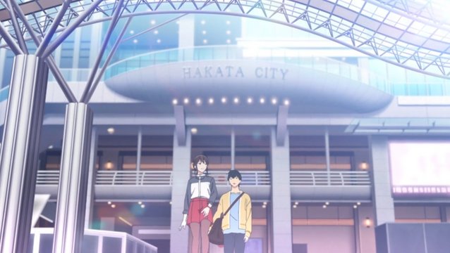Meeting at the station front