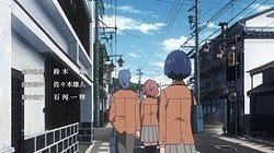 Summer departure in front of the inn