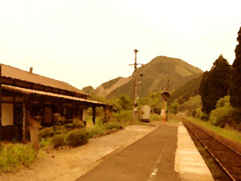 Chiwa Station Platform