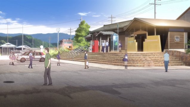 能登中島駅付近の踏切