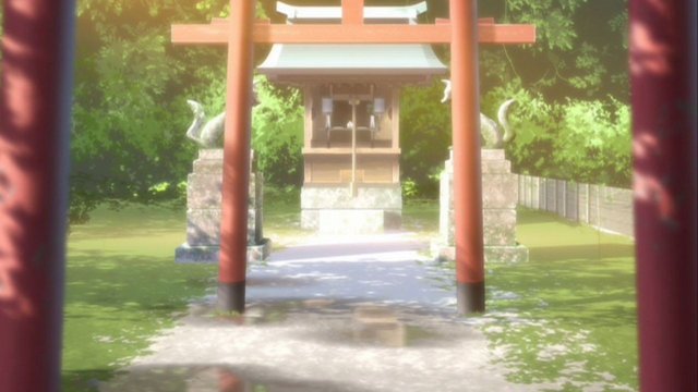 湯涌稲荷神社の石段と提灯