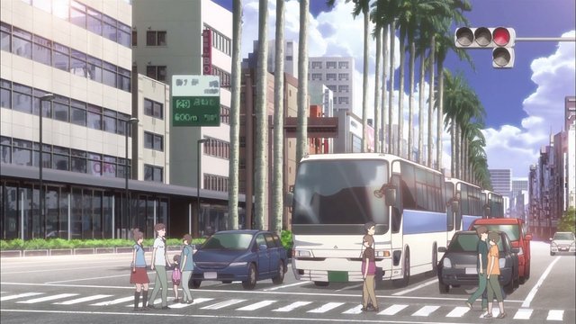 「县厅前」路口