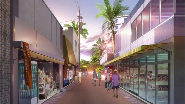 Evening at the Shopping Arcade