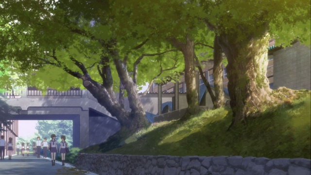 美術大学の渡り廊下