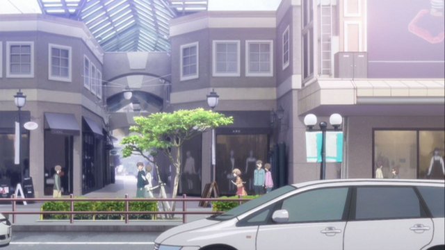 In front of a high-rise building in Katamachi