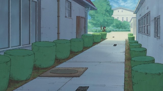 Behind the Health Center