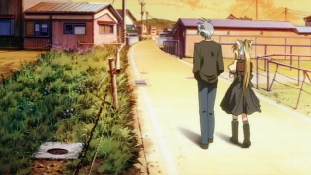 Walking home after seeing a girl off