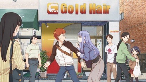 In front of Good Hair barbershop