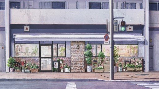 ufotableCafeのある街角