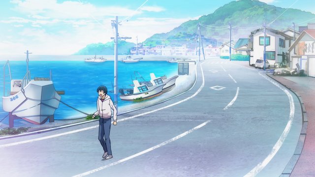 Iori's First Arrival in Front of the Community Center