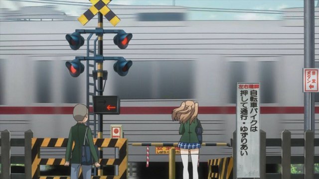 Waiting for the Tobu Train