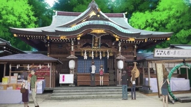 Sakuta and Shoko's shrine visit for omikuji