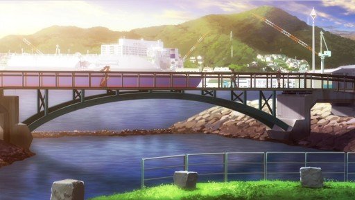 Bridge in the Waterside Park