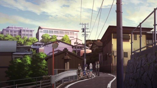 上小島の坂道
