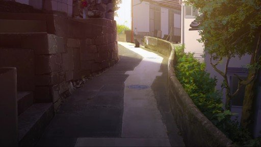 Black Cat Alley at Dusk