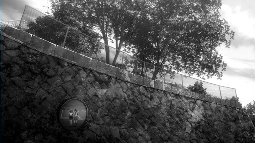 Retaining Wall Scene