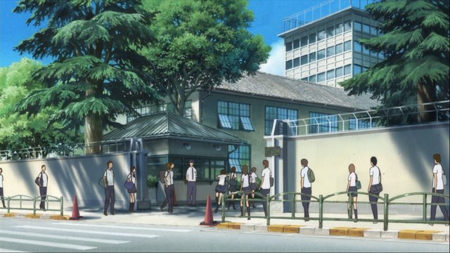The gate Makoto runs through