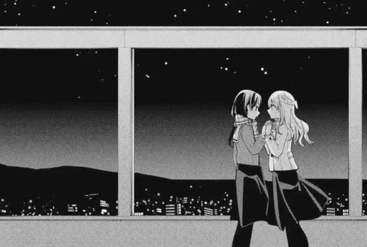 The fence where Sayaka confesses to Touko
