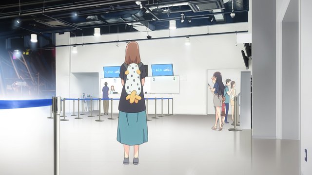 遊園地の券売所でのデート