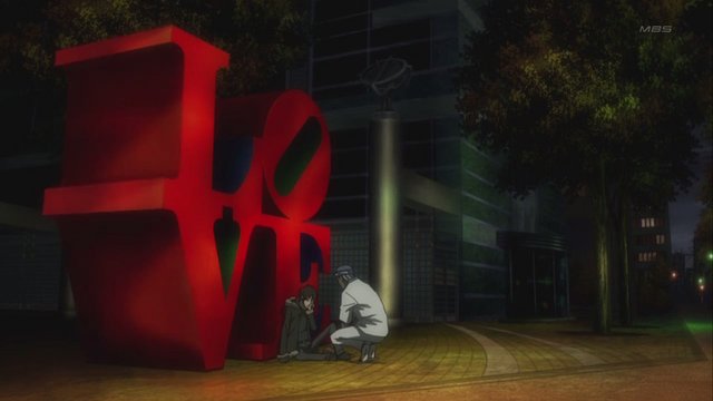 Goodbye at the LOVE Sculpture