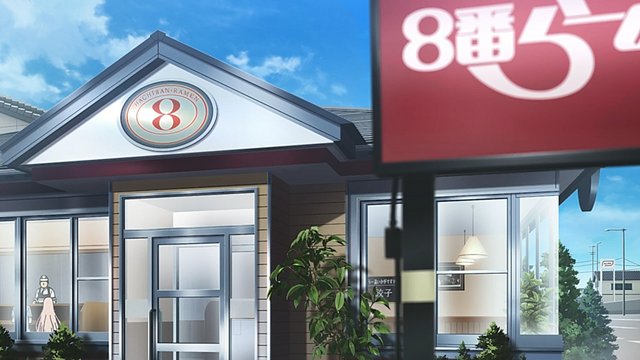 ラーメン店での食事