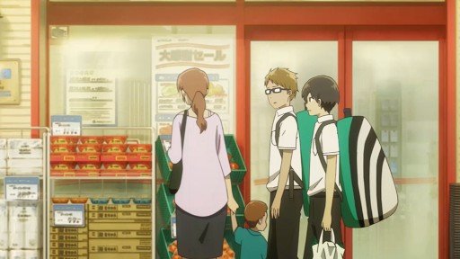 After school at the convenience store