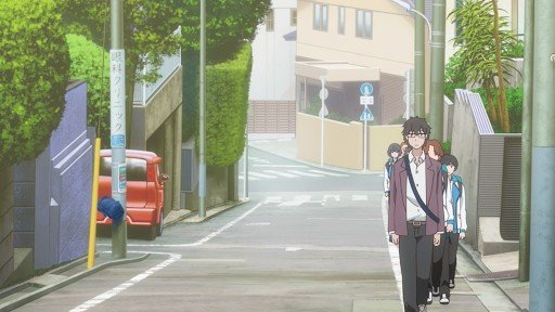 清明学園通学路