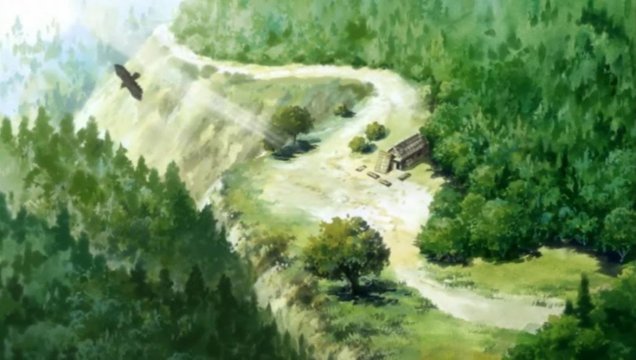 Mountain Stone Stairs and Bamboo Grove
