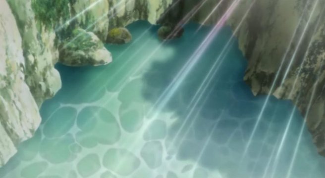 Waterfall meditation spot