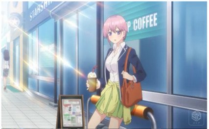 Coffee shop frequented by the Nakano sisters
