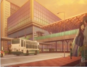 West Exit of a Station