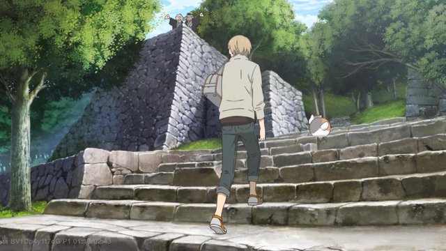 Stone wall ruins