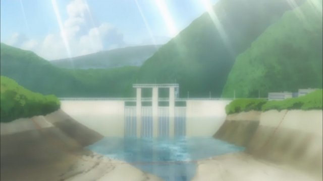 Ichifusa Dam Opening Scene