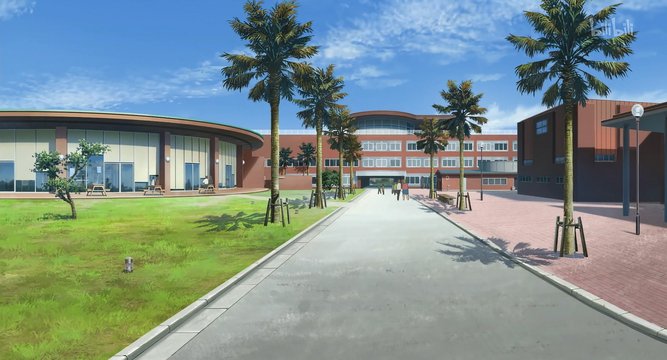 Hinako and Minato's University Gate