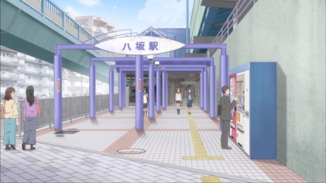 In Front of Yasaka Station