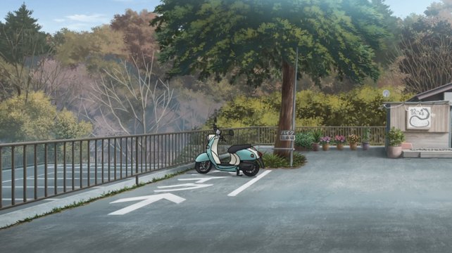 Rin's scooter parking spot