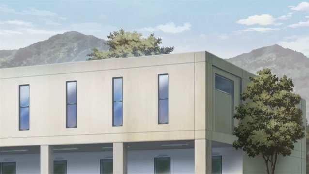 Exterior view of Motosu High School gate