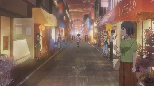 商店街与青春对话