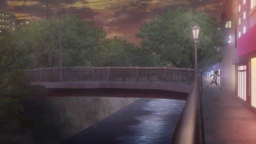 下校途中の橋
