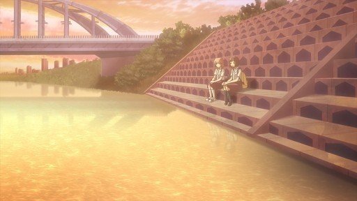 Jumping off the bridge scene